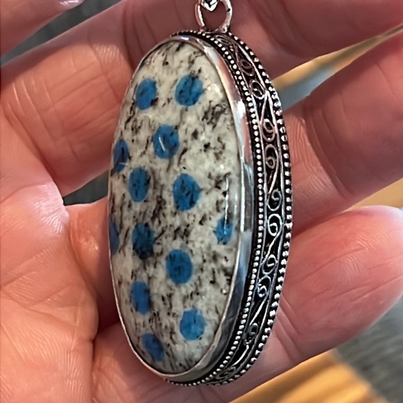 #498 K2 Handcrafted Pendant In An Antique Setting NWOT - Picture 10 of 16